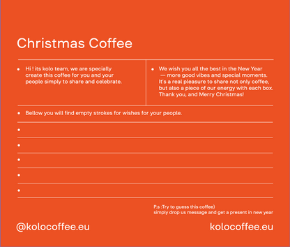 Christmas coffee Secret Santa edition Filter